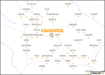 map of Koumdongo