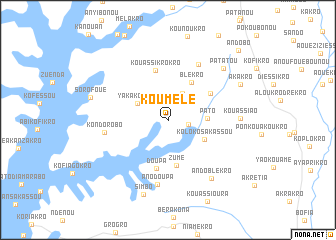 map of Koumélé