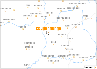 map of Kouménagaré