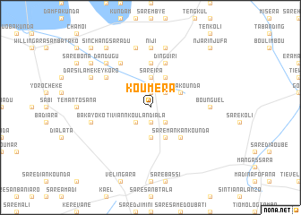 map of Kouméra