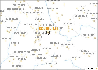 map of Koumililié