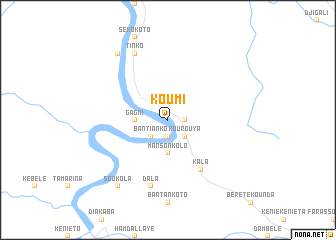 map of Koumi