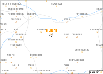 map of Koumi