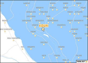 map of Koumi