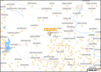 map of Koŭm-ni