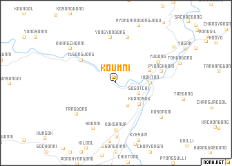 map of Koŭm-ni