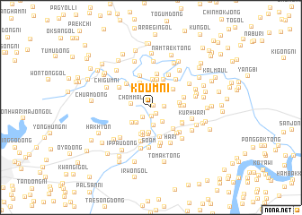 map of Koŭm-ni