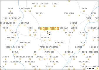 map of Koumnoro