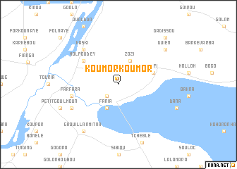 map of Koumor Koumor