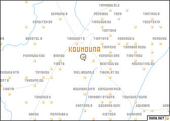 map of Koumouna