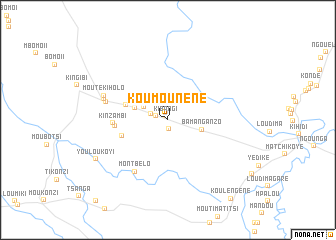 map of Koumounené
