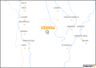 map of Koumou