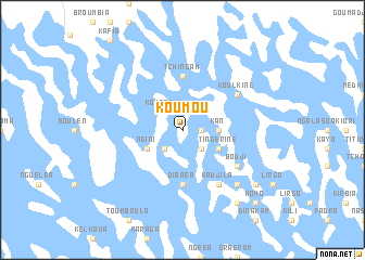 map of Koumou