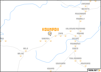 map of Koumpo II