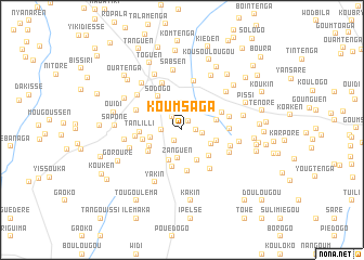 map of Koumsaga