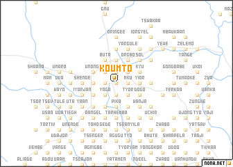 map of Koumto