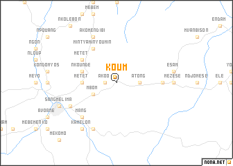 map of Koum