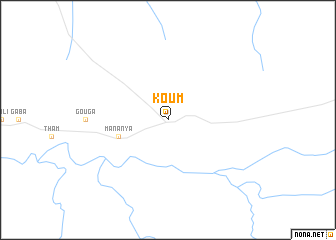 map of Koum