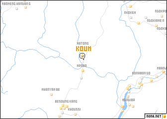 map of Koum