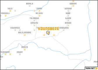 map of Kounabere