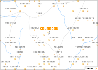 map of Kounadou