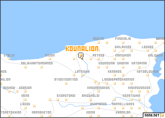 map of Kounálion