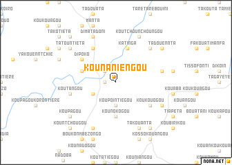 map of Kounaniengou