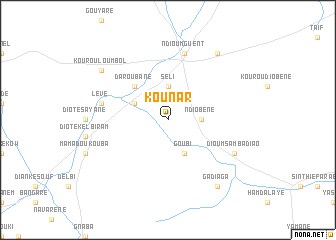 map of Kounar