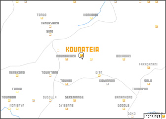 map of Kounateia