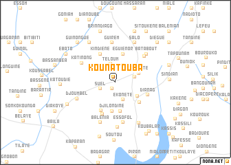 map of Kounatouba