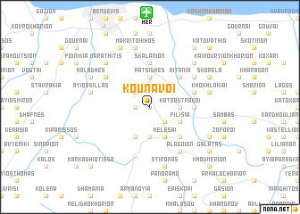 map of Kounávoi