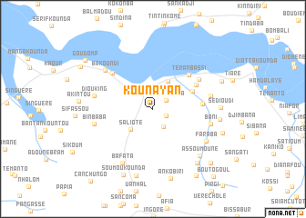 map of Kounayan