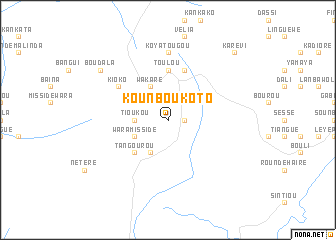 map of Kounboukoto