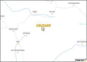 map of Koundan