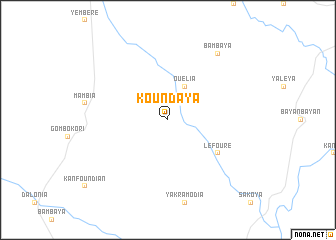 map of Koundaya