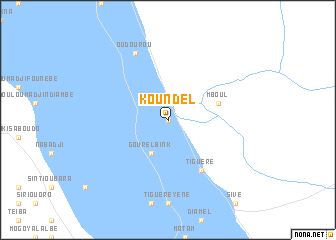 map of Koundel