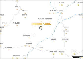 map of Koundésong