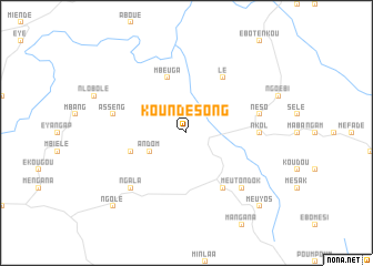 map of Koundésong