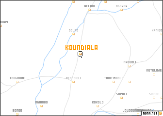 map of Koundiala