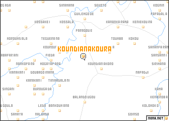 map of Koundianakoura