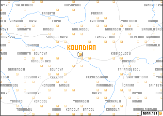 map of Koundian