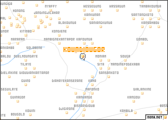 map of Koundiougor