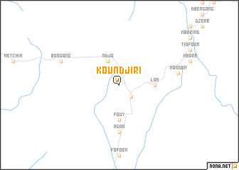 map of Koundjiri