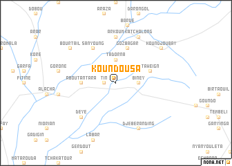 map of Koundousa