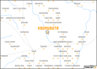 map of Koundouta