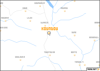 map of Koundou