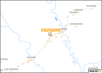 map of Koungama
