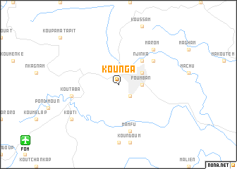 map of Kounga