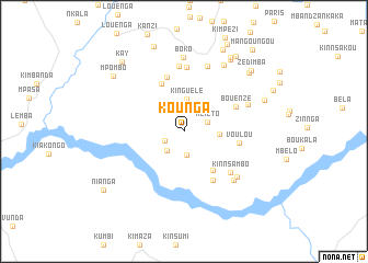 map of Kounga