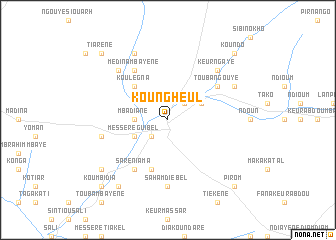 map of Koungheul